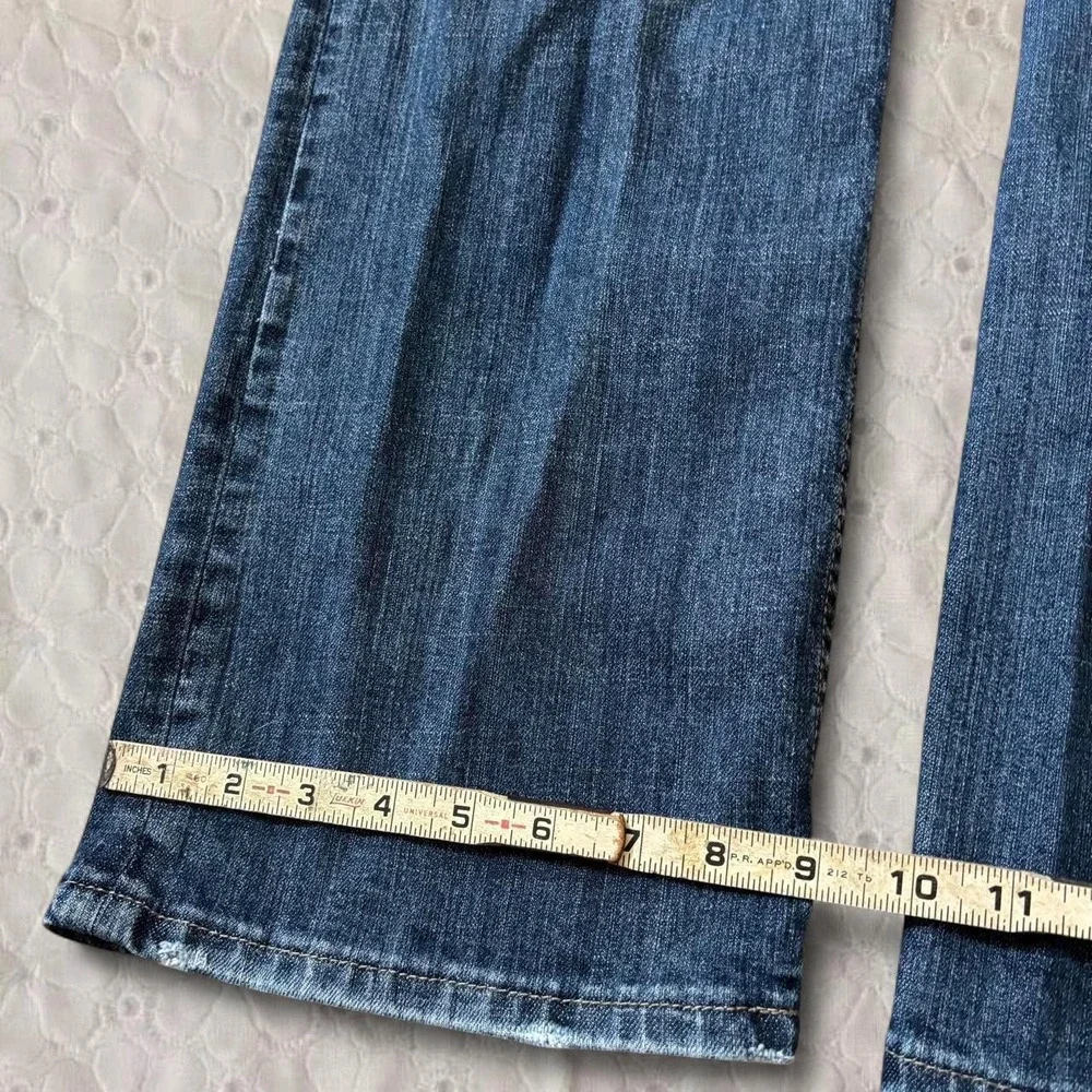 Y2K Buffalo David Britton 2000s styled size 36 baggy bootcut jeans with faded